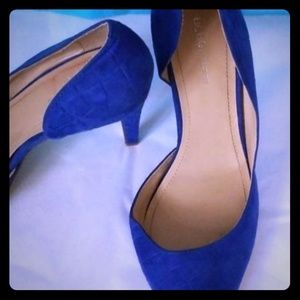 BCBG Blue Pumps cut out patterns
